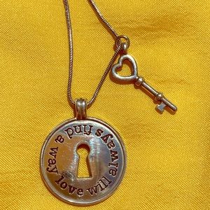 Brighton necklace “Love will always find a way”